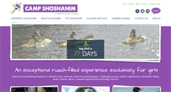 Desktop Screenshot of campshoshanim.org